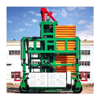 Container Straddle Carrier Avèk Fonksyon Rotary